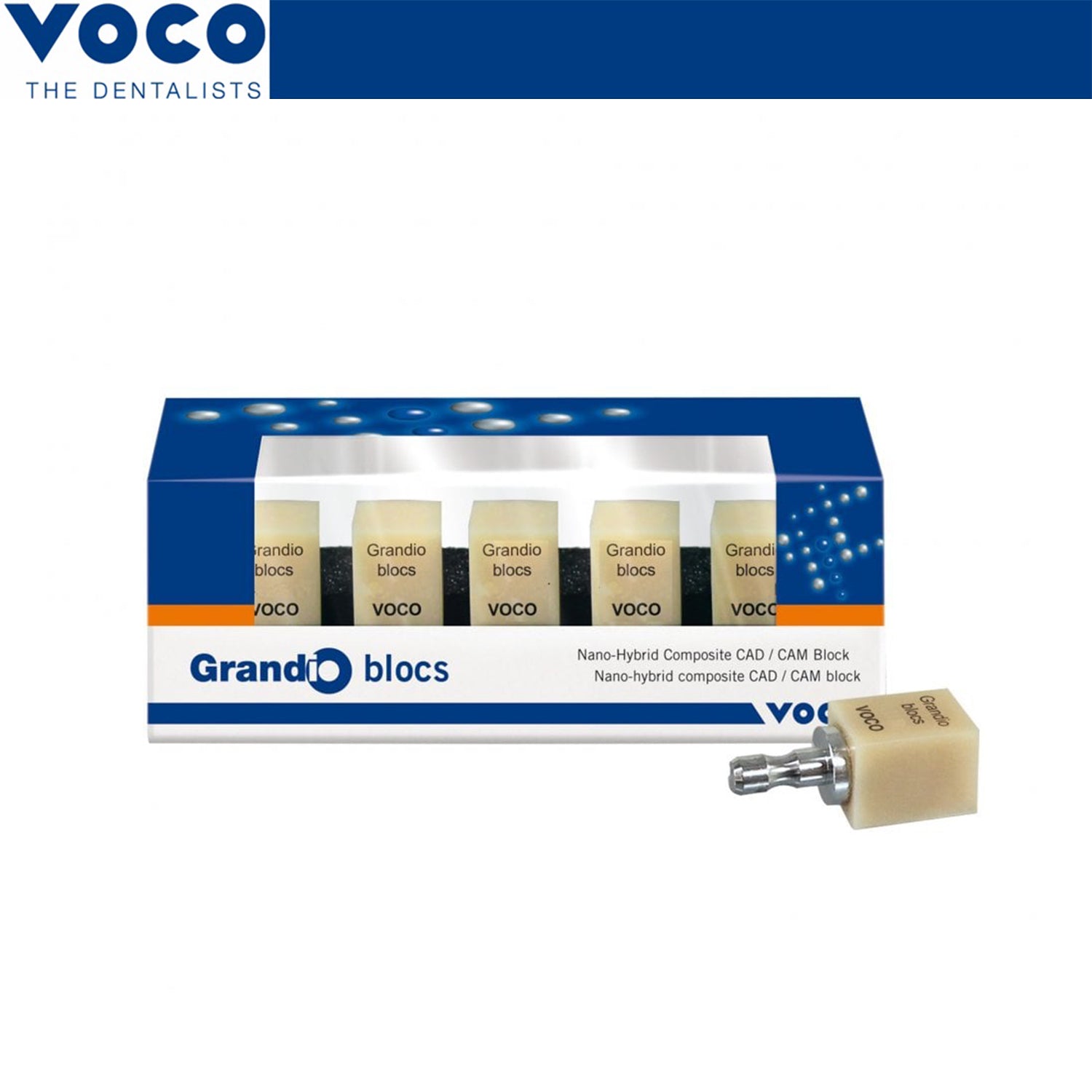 Voco - Grandio Blocs LT 14L - Nano-Ceramic Hybrid CAD-CAM Block 