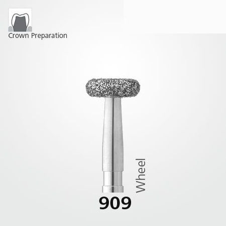 Meisinger 909 Synthetic Diamond Bur Wheel 2 pcs