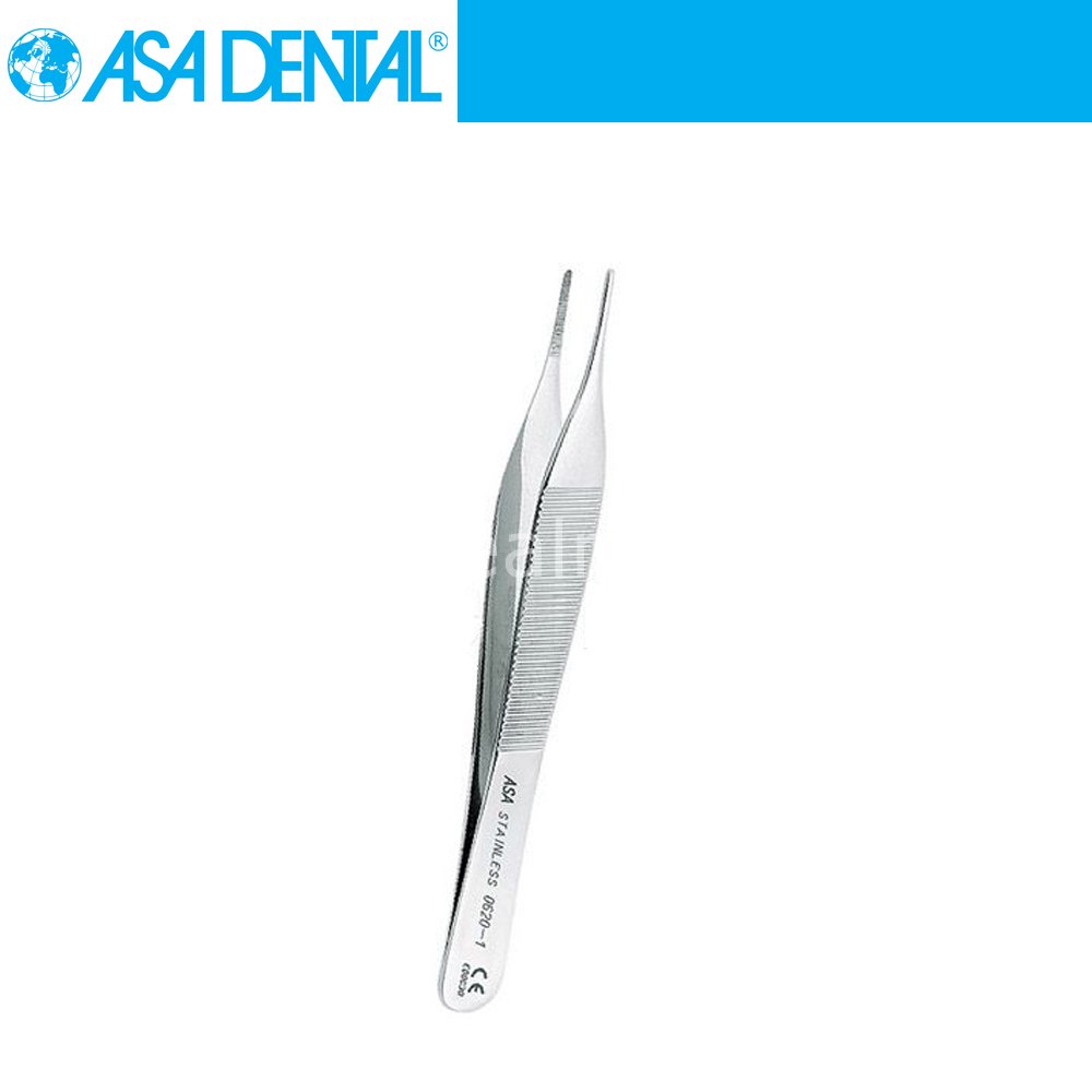 Asa Dental Adson Tissue Forceps Straight - 13 cm