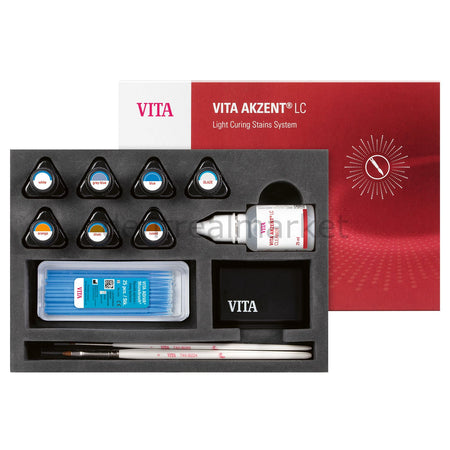 Vita Akzent LC Stains Standard Kit Light-Curing Stain and Glaze System