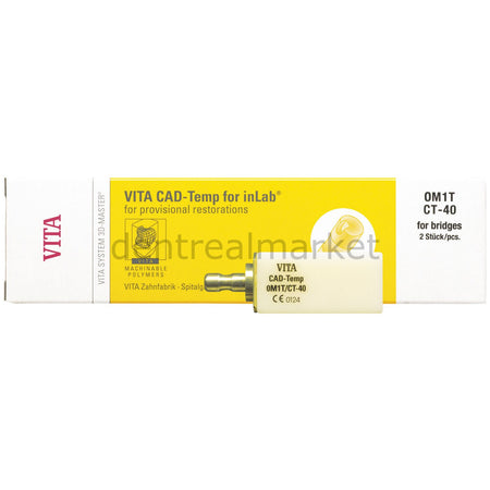 Vita CAD-Temp MonoColor CT-40 Monochromatic Acrylate Polymer - Pack of 2