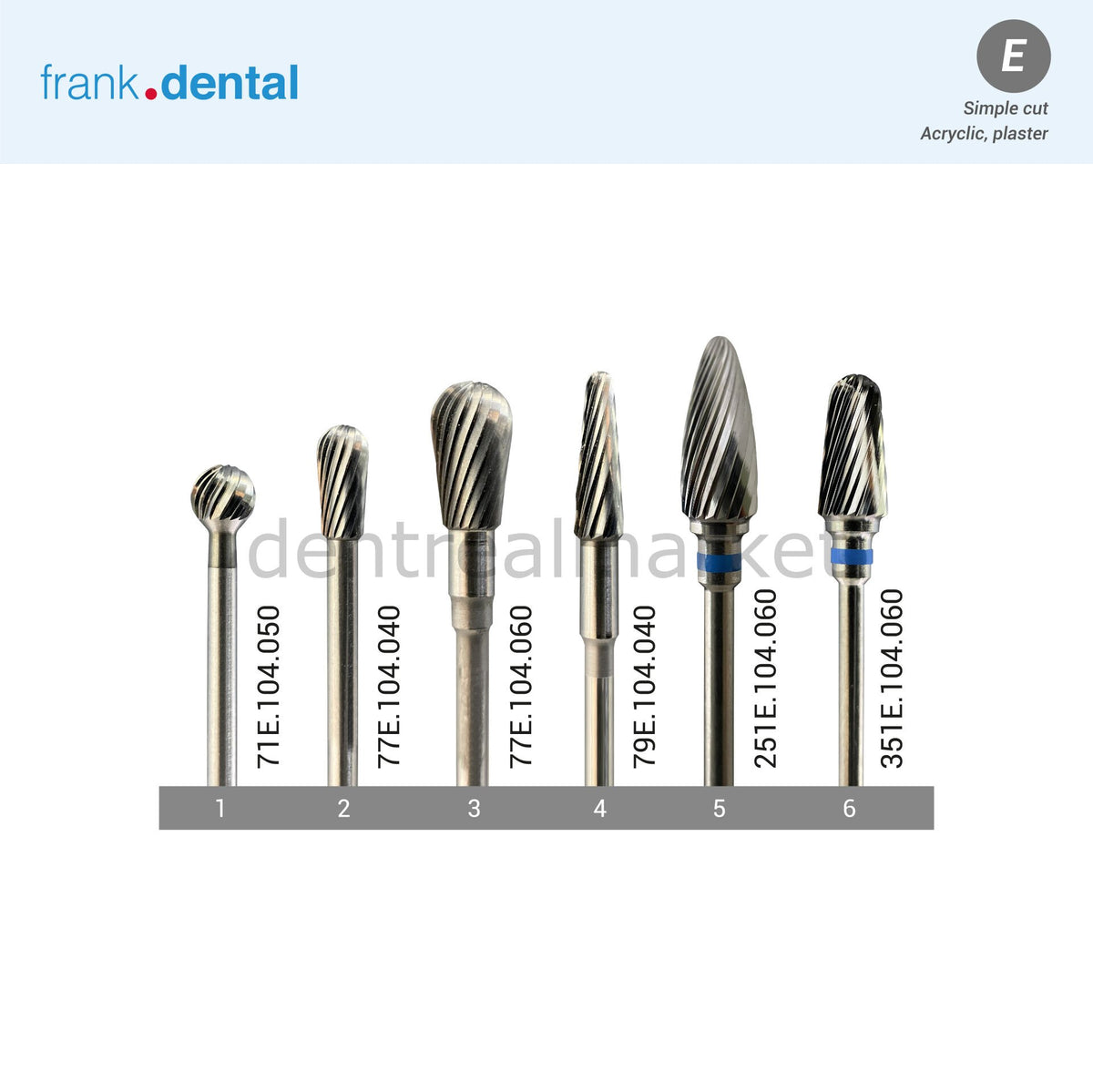 Frank Dental Carpid Monster Tip Hard - 251E