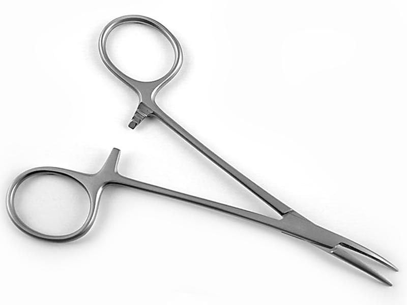 Krowne Halstead Hemostatic Forceps Curved