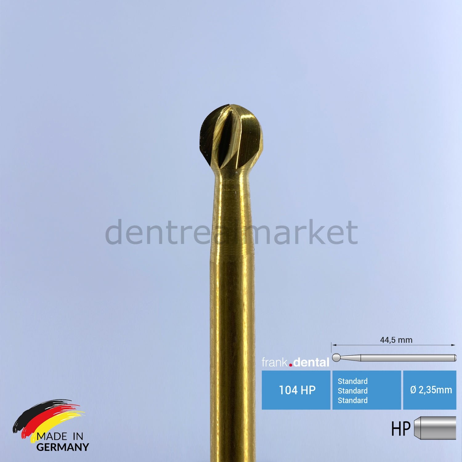Frank Dental Titanium Carbide Surgical Round Bur 141 HP