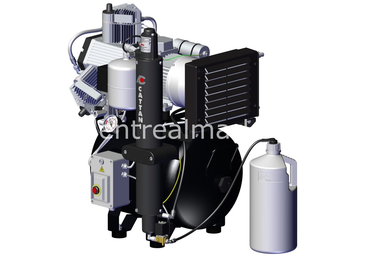 Cattani AC 200 Dryer Compressor — 2-Cylinder