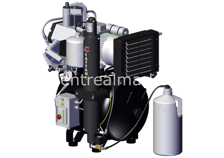 Cattani AC 300 Dryer Compressor — 3-Cylinder