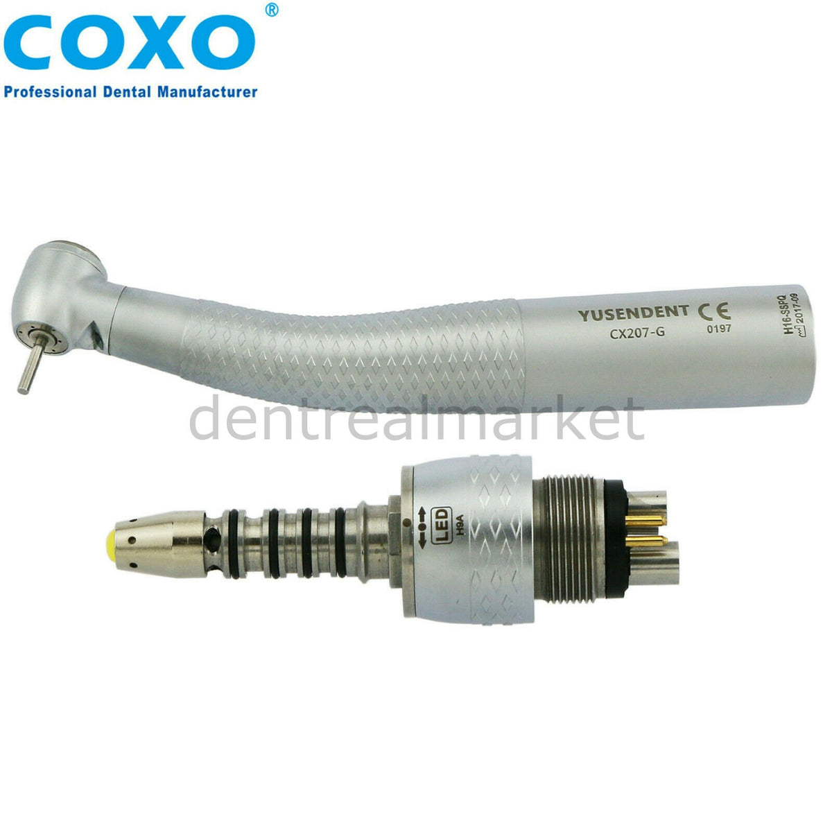 Coxo Sirona-Type Push-Button Fiber-Optic Turbine + Kavo Coupling