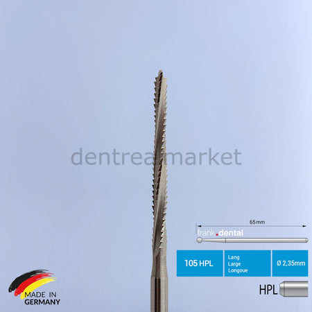 Stainless Steel Lindemann Bone Cutter - 168RF - Surgical Dental Bur