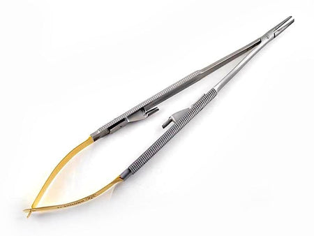 Krowne Castroviejo Needle Holder 18 cm TC Curved