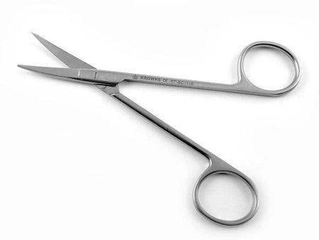 Krowne Iris Surgical Scissors 11 cm Curved