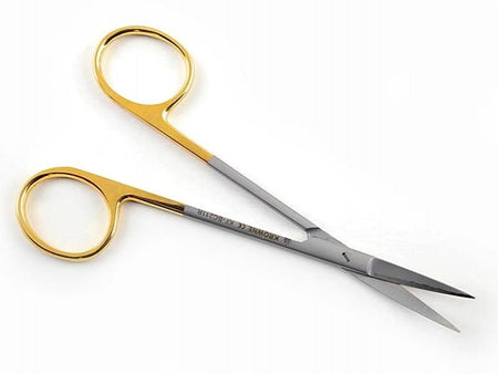 Krowne Iris Surgical Scissors 11 cm TC Curved