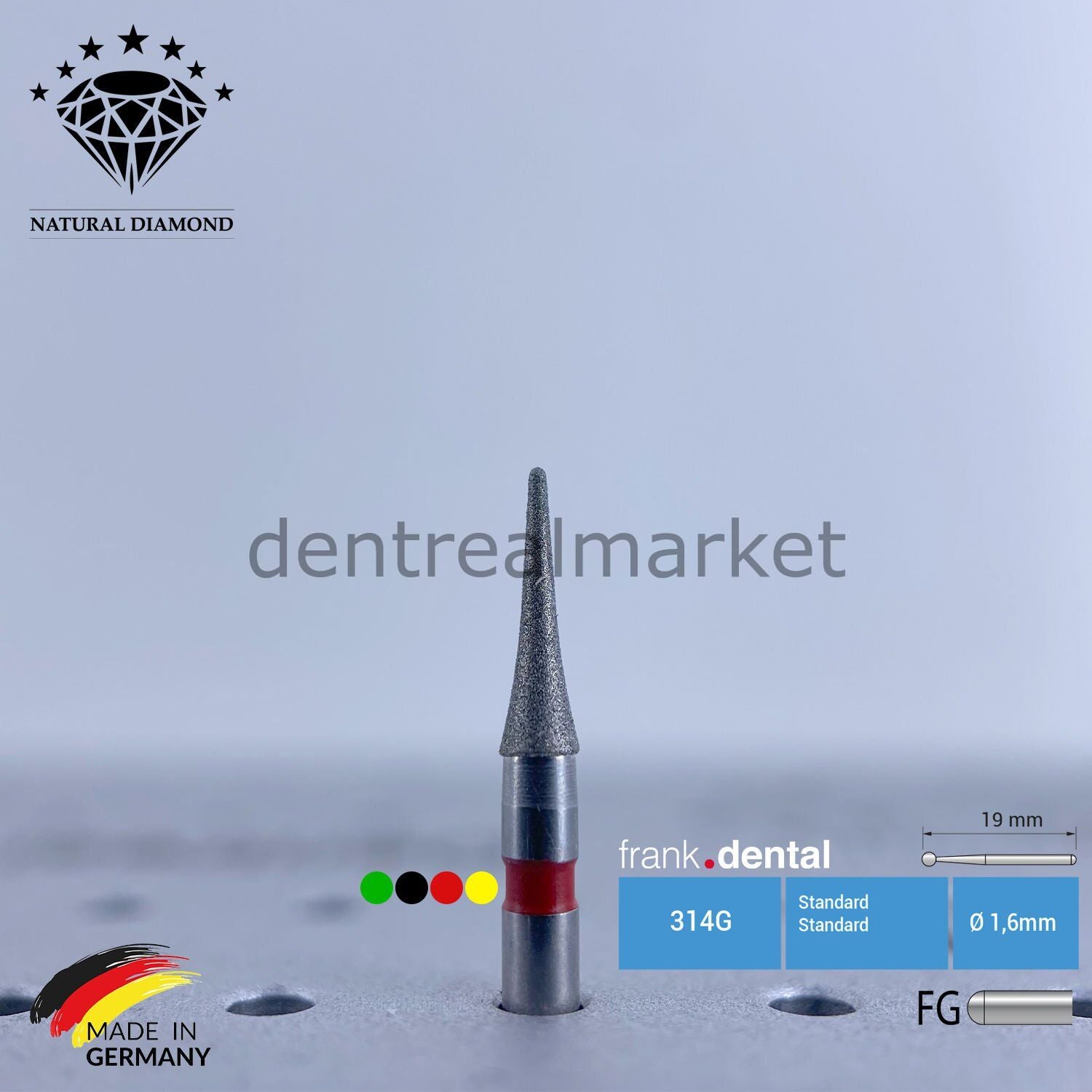 Frank Dental Orthodontic IPR Bur 392L - Interproximal Bur