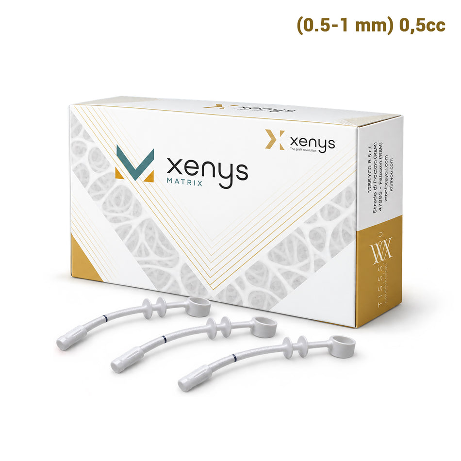 Xenys Matrix Cancellous Granule Syringe Graft (0.5 - 1.00 mm) 0.5 cc - 3 packs