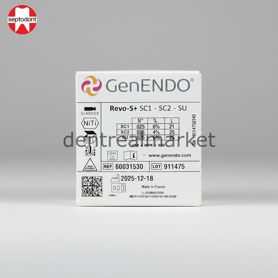 Septodont GenENDO Revo-S+ 6-File 25 mm + Biodentine Campaign