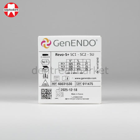 Septodont GenENDO Revo-S+ Assortment - 3-File Set