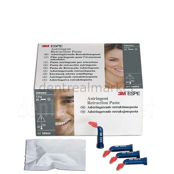 Solventum (3M) Astringent Paste Hemostatic Retraction Paste - 25 Capsules - 3+1 Promo