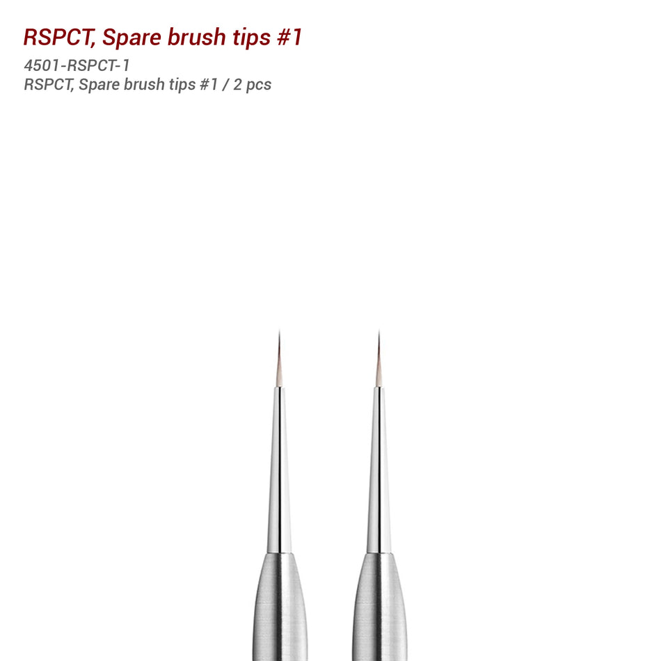 RSPCT , Synthetic Brush Tips - Spare Brush Tips #1 - 2 Pcs