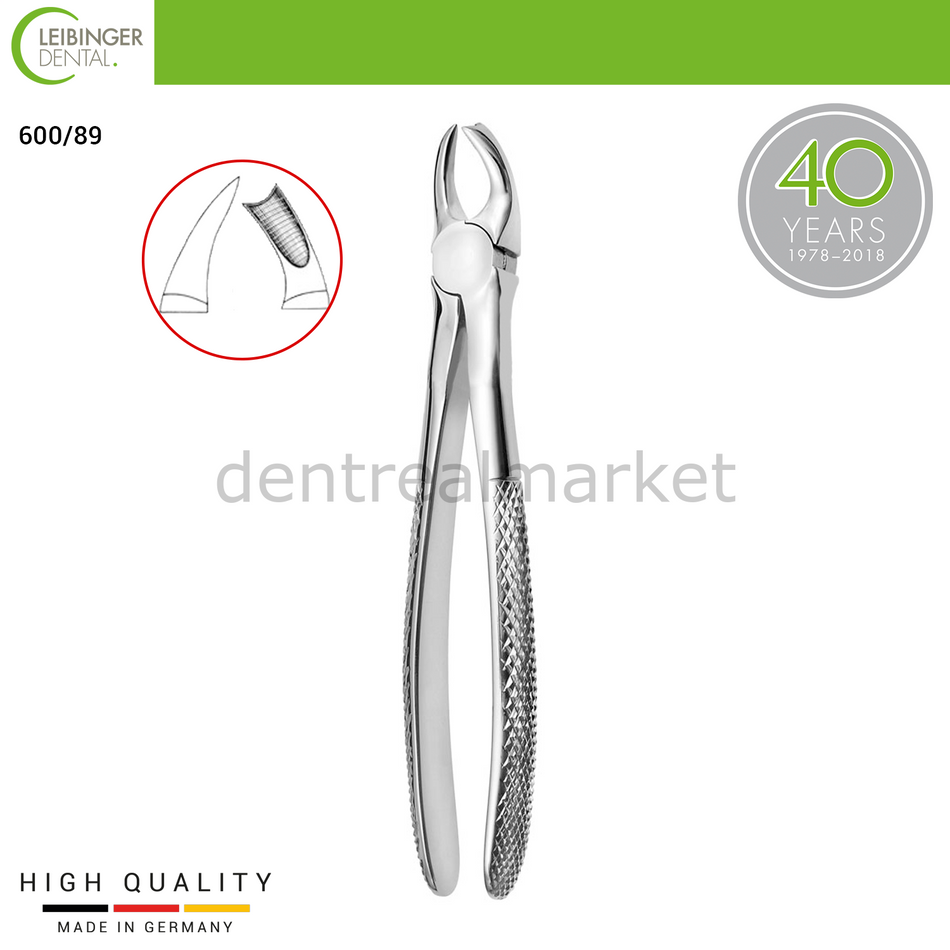 Leibinger Extraction Forceps for Upper Molars, Right - Fig. 89