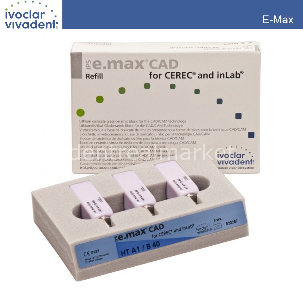 Ivoclar Vivadent IPS e.max CAD for CEREC and inLab Block HT B40