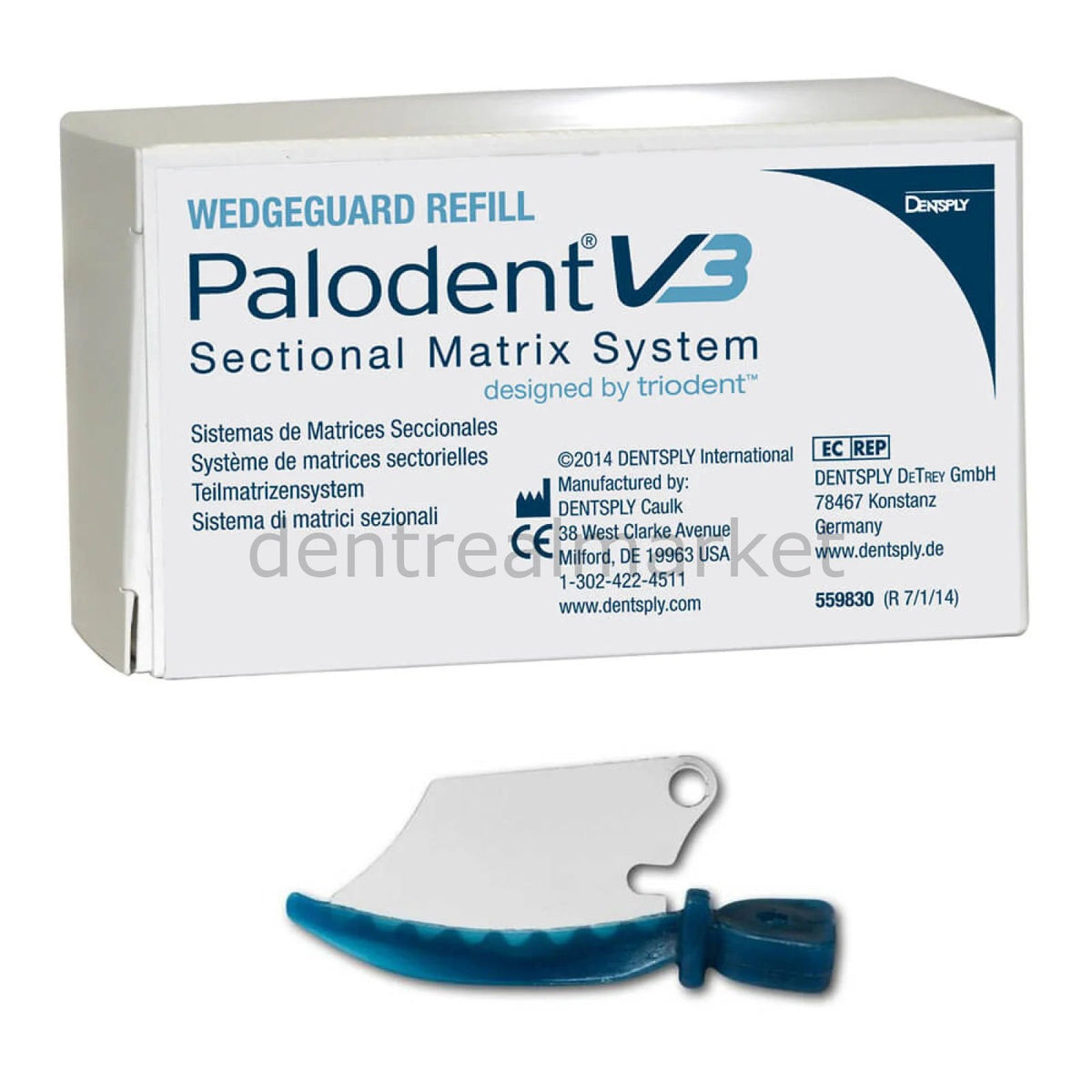Dentsply-Sirona Palodent V3 WedgeGuard Interproximal Band Pack of 50