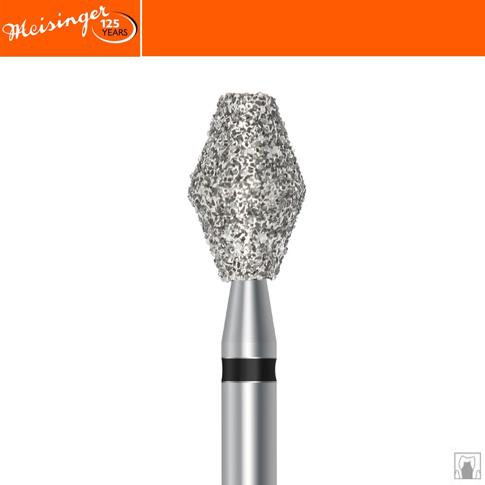 Meisinger 811L Synthetic Diamond Bur — Pack of 2