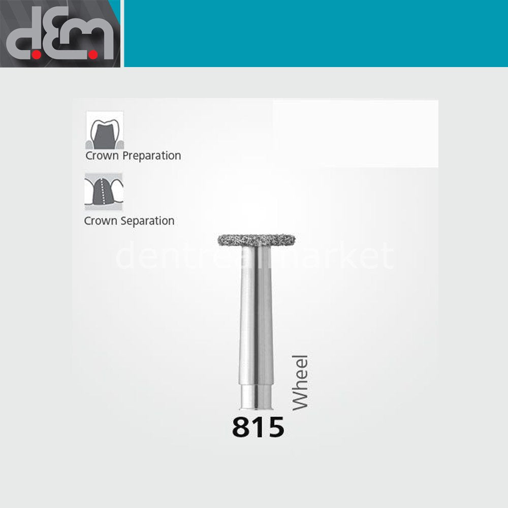 Dx Dentex DX Synthetic Diamond Bur 815 Pack of 5
