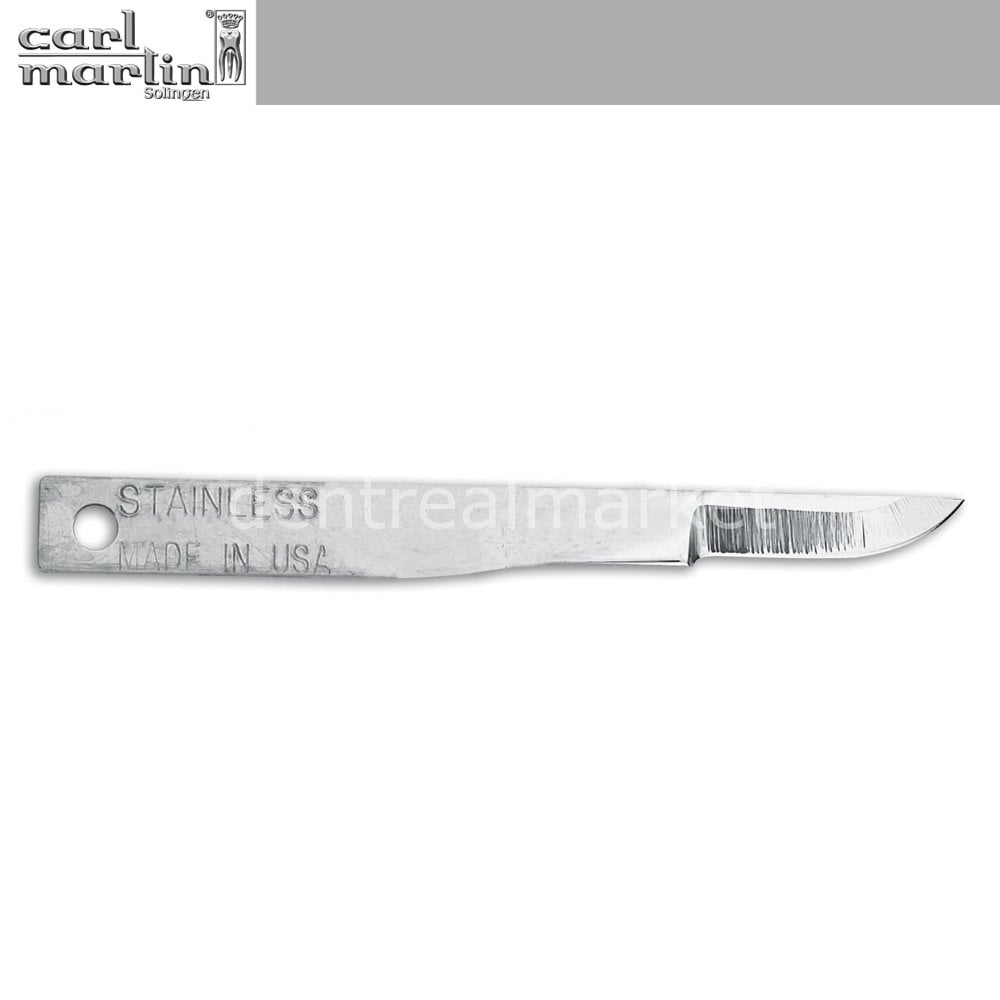 Carl Martin Mini Curved Edge Scalpel Blade — Box of 10
