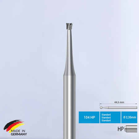 DentrealStore - Frank Dental Tungsten Carbide Burs - C2 - For Handpiece - 5 Pcs