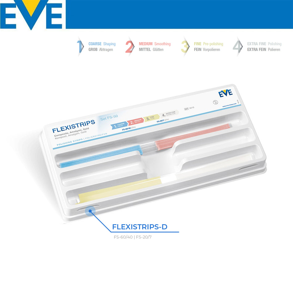 DentrealStore - Eve Technik Flexistrips-D Composite Interface Sanding Kit