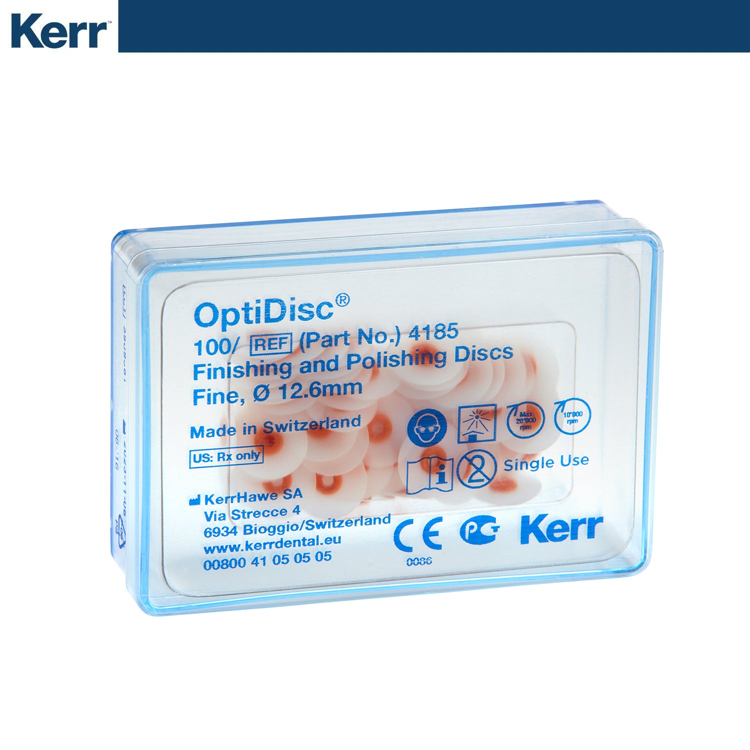 Kerr - OptiDisc Composite Polishing Disc Refill - 12.6 mm - Fine
