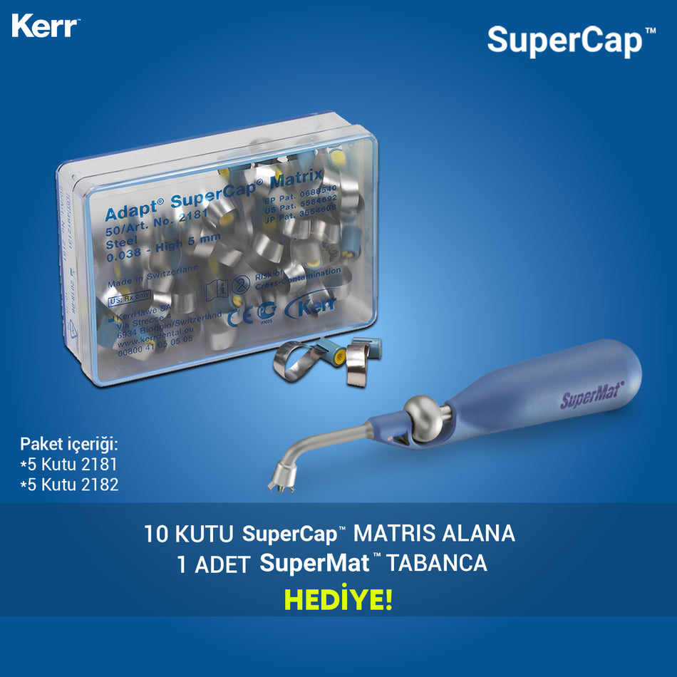 Angebot – SuperMat Adapt SuperCap Matrizen – Supermat Gun Geschenk beim Kauf von 10 Boxen 
