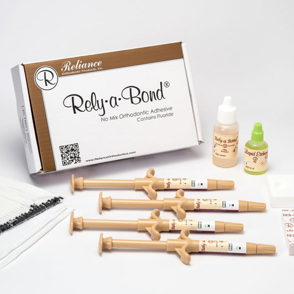 DentrealStore - Reliance Orthodontics Rely-a-Bond Push Syringe Kit with Fluoride 4*3,5 gr