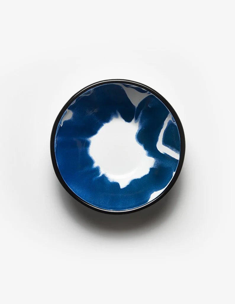 Kapka - A Little Color Soup Bowl - Enamel Vintage Look Washable Soup Bowl / Kapka