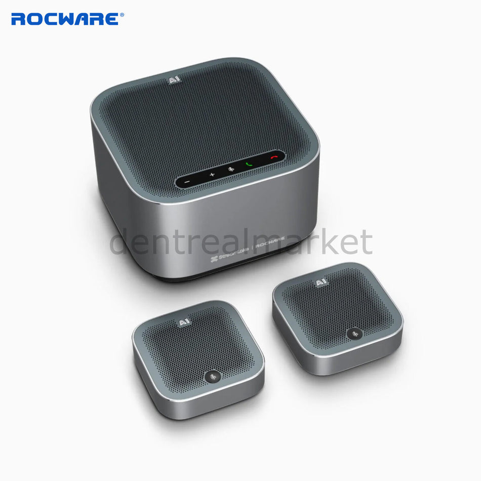 Rocware A10 USB AI-Powered Conference Speakerphone and Microphone System