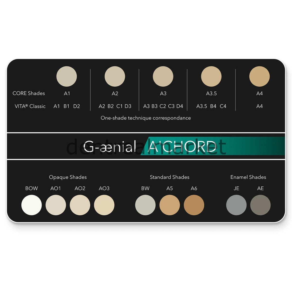 Gc Dental G-aenial Achord Choose Your Shade 4+1 Tube Promo - Chameleon Composite