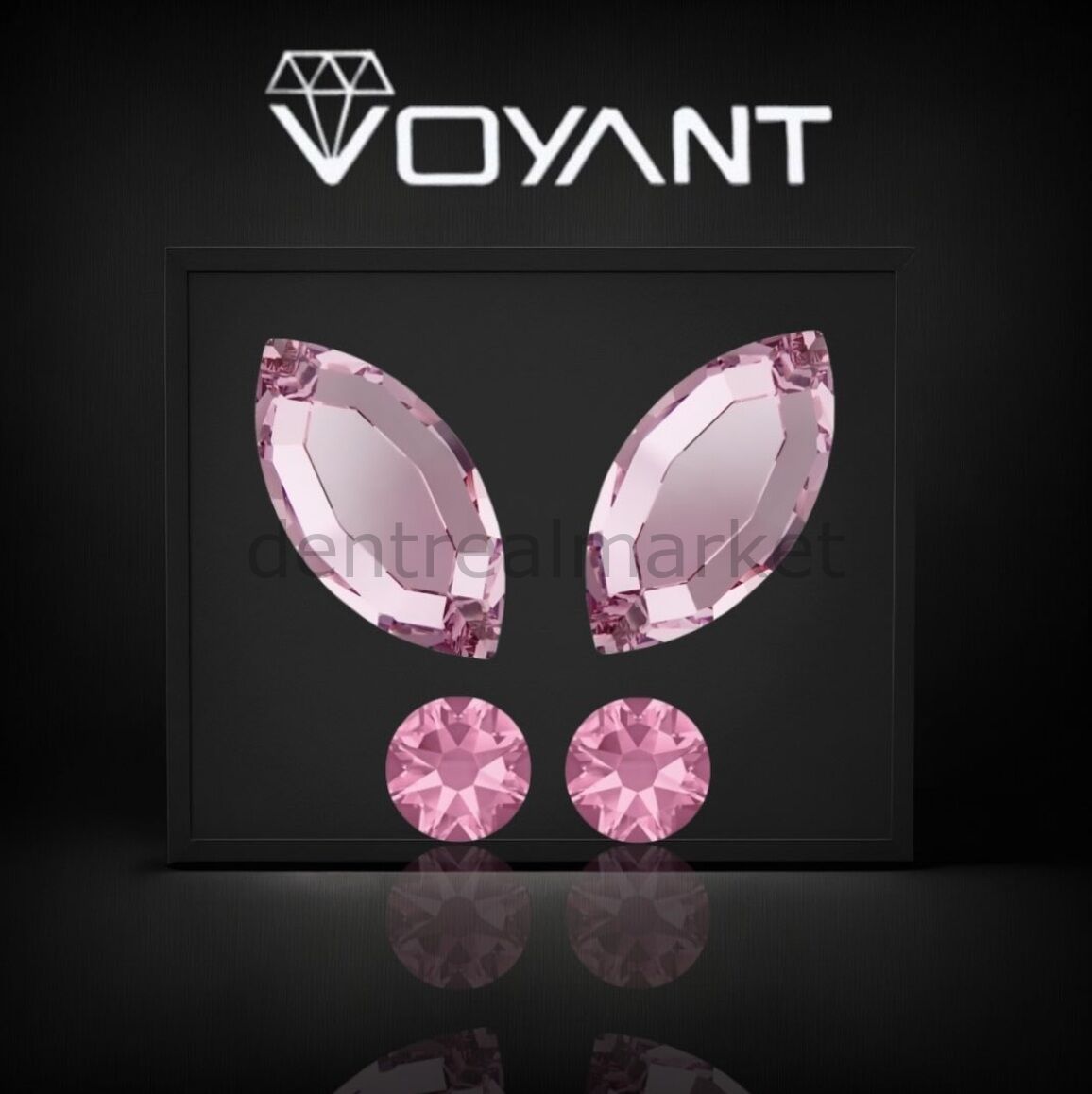 Voyant Natural Crystal Tooth Gem - Butterfly