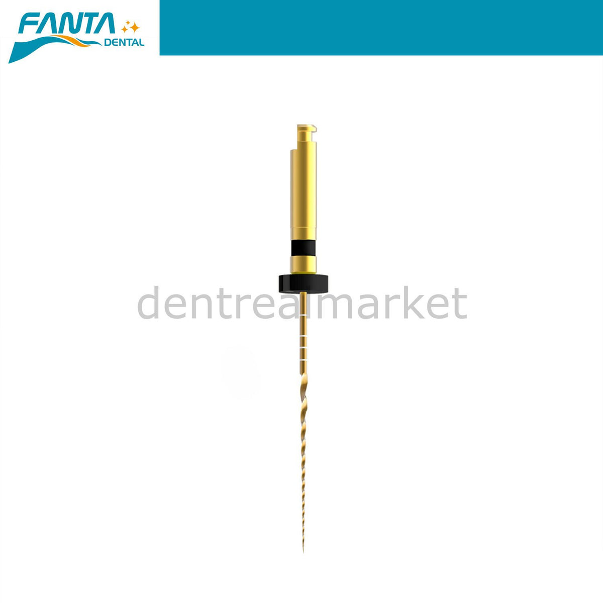 Fanta Dental AF Pro Gold Rotary Canal File — 13-03 × 25 mm