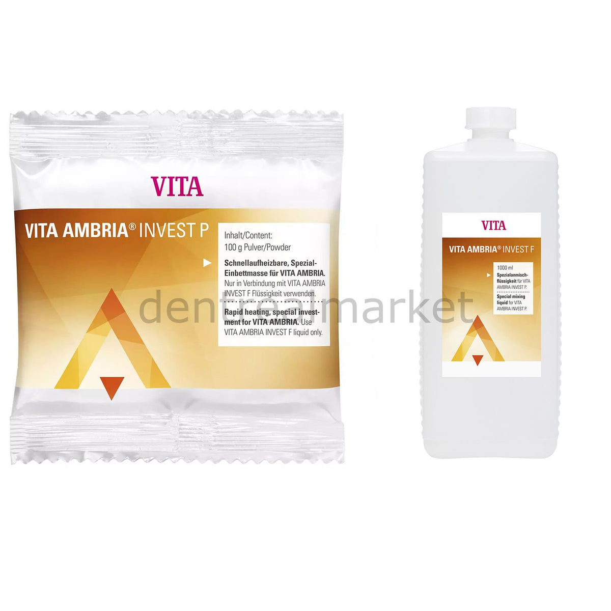 Vita Ambria Invest P Investment Powder 5 x 100 g and Liquid 1000 ml
