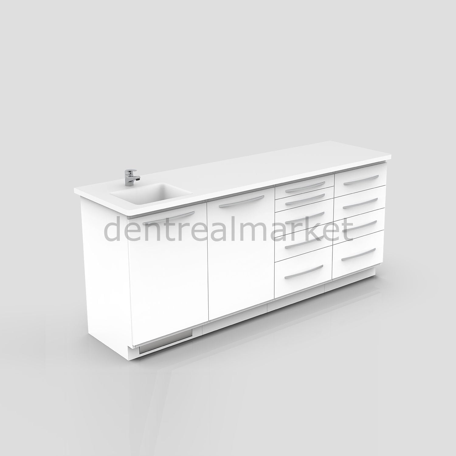 Grup Dental Foot-Controlled Clinic Workbench AN00 – Laminate Top