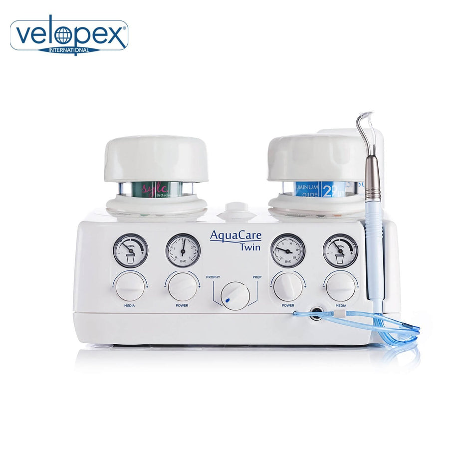 Velopex Aquacare Twin - Air Abrasion and Intraoral Sandblasting Unit