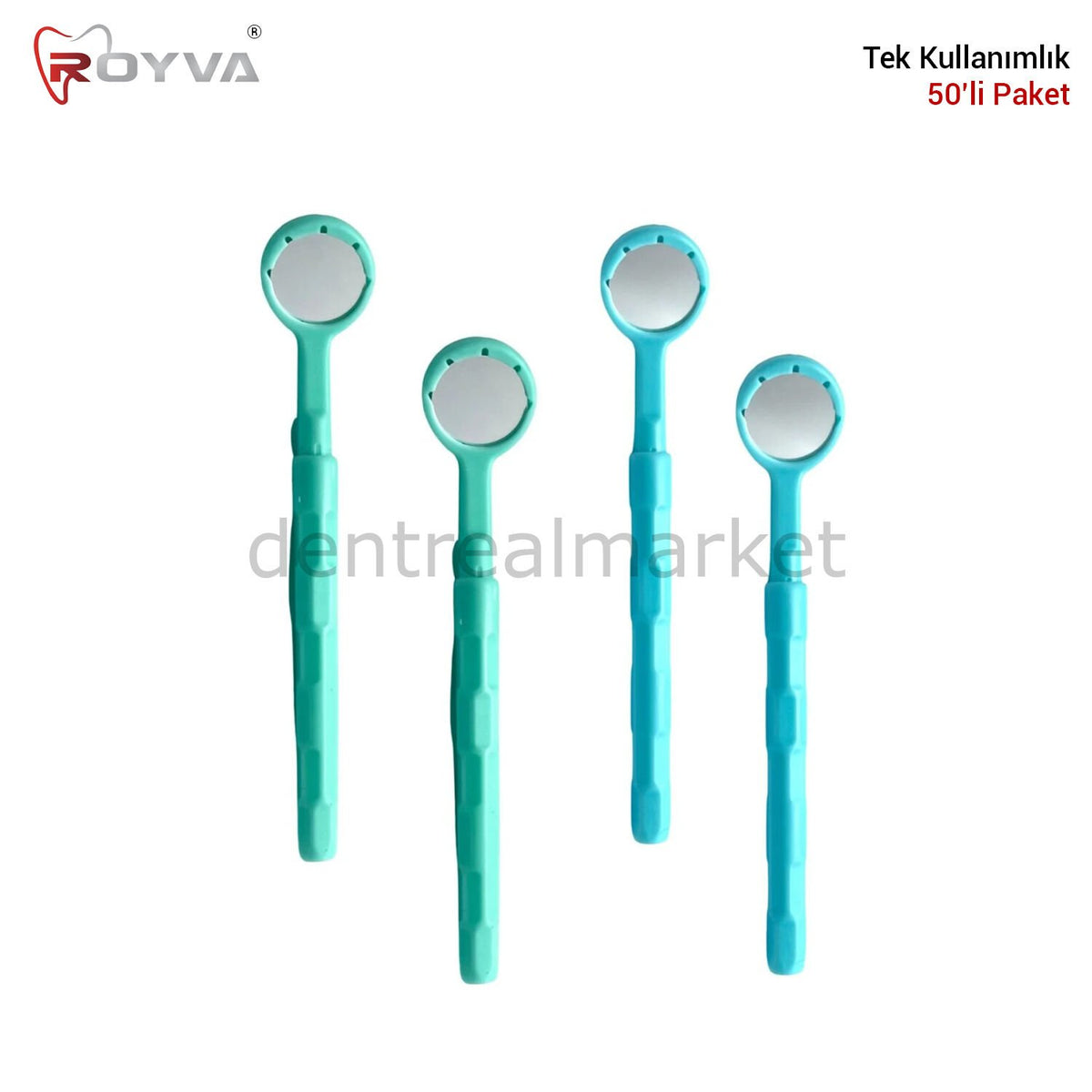 Royva Disposable Aspiration Mirror - 50 pcs
