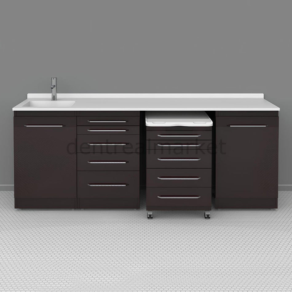 Grup Dental Mobile Cabin Clinic Bench - Laminate Top AZ01