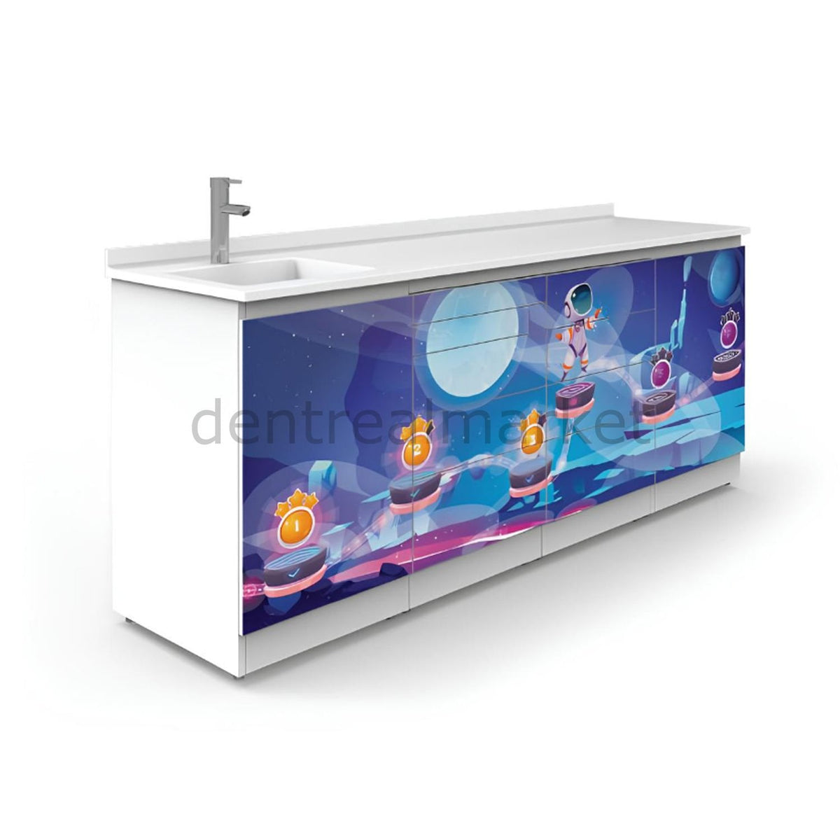 Grup Dental Custom Design Clinic Bench — Laminate Top AZ05