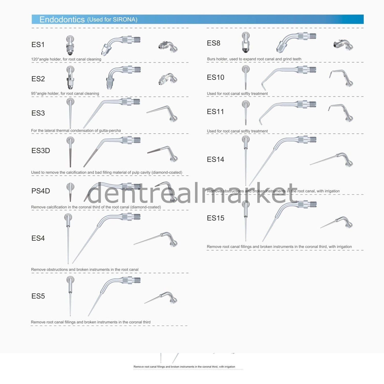 Woodpecker ES14 Scaler Tip - Sirona Compatible