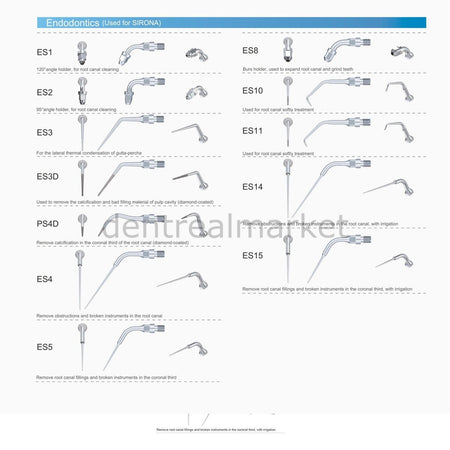 Woodpecker ES10D Scaler Tip - Sirona Compatible