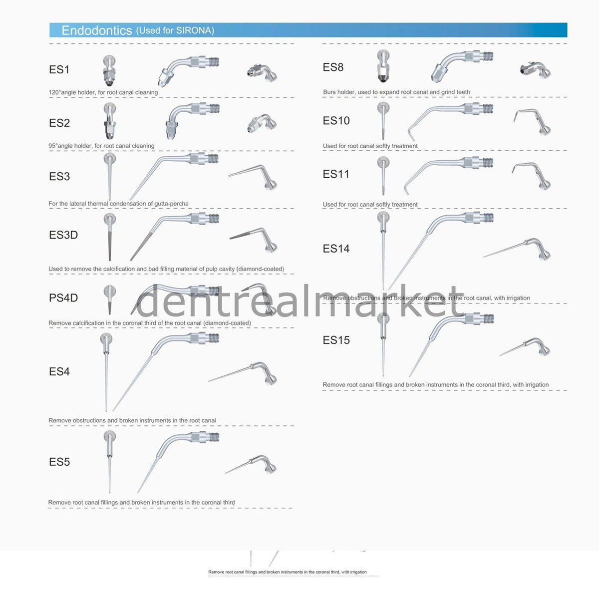 Woodpecker Scaler Tip ES2 — Sirona Compatible