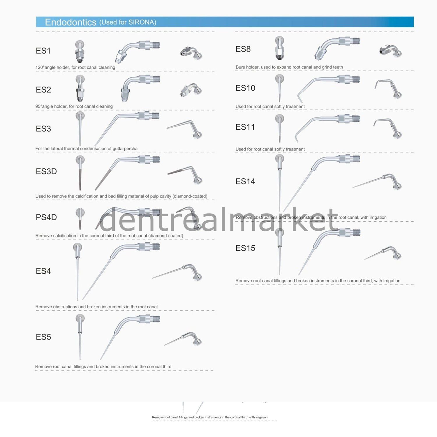 Woodpecker Scaler Tip ES2 — Sirona Compatible