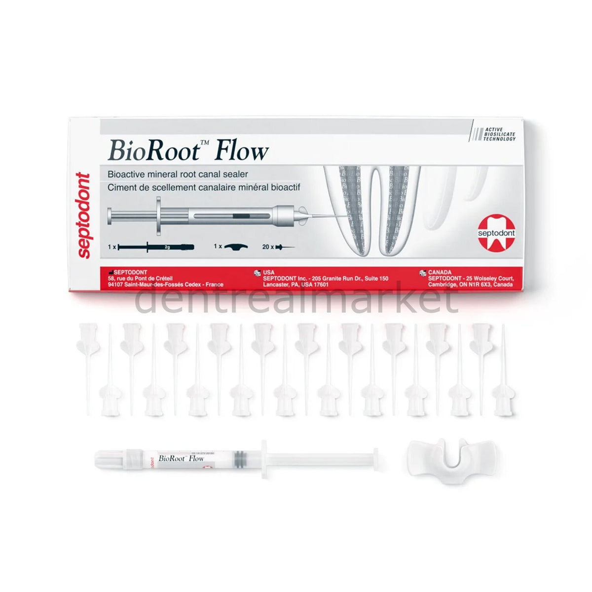 Septodont BioRoot Flow Bio-Ceramic Root Canal Sealer - 2 g