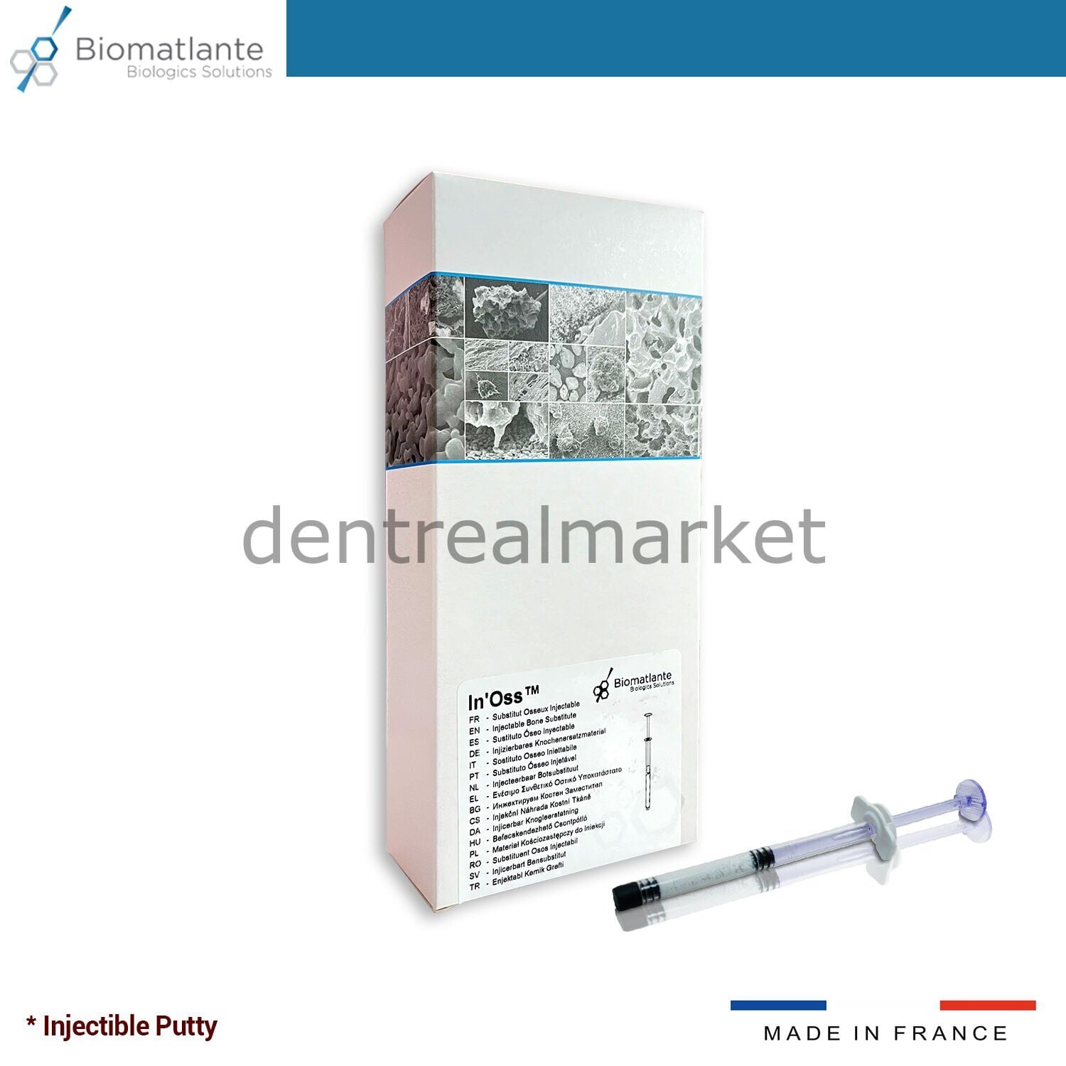 Biomatlante MBCP In'Oss Bioactive Bone Graft — Putty 0.5 ml