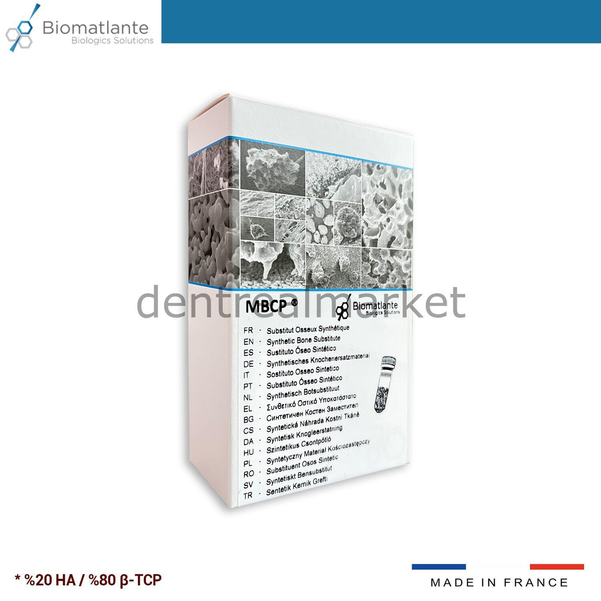 Biomatlante MBCP Bioactive Bone Graft 20/80 — Granules 2 cc